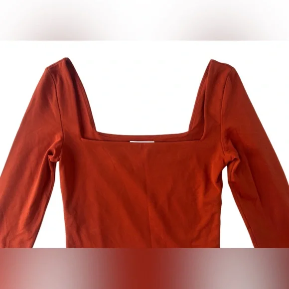 Babaton Long Sleeve Square Neck Bodysuit - Picture 3 of 6